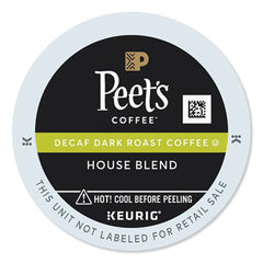 Peet's Coffee & Tea® Decaf House Blend K-Cups®, 22/Box