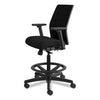 HON® Ignition® 2.0 Ilira®-Stretch Mesh Back Task Stool, Supports Up to 300 lb, 23" to 32" Seat Height, Black Drafting & Task Stools - Office Ready