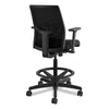 HON® Ignition® 2.0 Ilira®-Stretch Mesh Back Task Stool, Supports Up to 300 lb, 23" to 32" Seat Height, Black Drafting & Task Stools - Office Ready