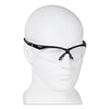 KleenGuard™ Nemesis* Safety Glasses, Black Frame, Clear Lens Safety Glasses-Wraparound - Office Ready