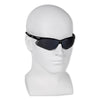 KleenGuard™ Nemesis* Safety Glasses, Black Frame, Smoke Lens Wraparound Safety Glasses - Office Ready