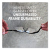 KleenGuard™ Nemesis* Safety Glasses, Black Frame, Clear Lens Safety Glasses-Wraparound - Office Ready