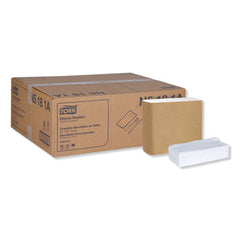 Tork® Universal One-Ply Dinner Napkins, 1-Ply, 15" x 17", 1/8 Fold, White, 3000/Carton