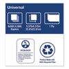 Tork® Universal Beverage Napkins, 1-Ply,9.13 x 9.13, 1/4 Fold, Poly-Pack, White, 4000/Carton Napkins-Beverage/Cocktail - Office Ready