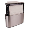 Tork® Xpress® Countertop Towel Dispenser, 12.68 x 4.56 x 7.92, Stainless Steel/Black Towel Dispensers-Interfold - Office Ready