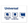 Tork® Universal One-Ply Dinner Napkins, 1-Ply, 15" x 17", 1/8 Fold, White, 3000/Carton Dinner Napkins - Office Ready