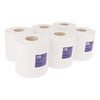 Tork® Centerfeed Hand Towel, 2-Ply, 7.6 x 11.8, White, 500/Roll, 6 Rolls/Carton Center-Pull Paper Towel Rolls - Office Ready