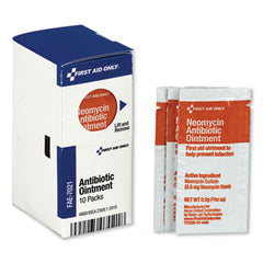 First Aid Only™ Antibiotic Ointment, 0.9 g Packet, 10/Box