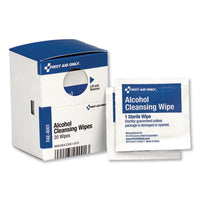 First Aid Only™ Alcohol Cleansing Pads, 20/Box Alcohol Wipes - Office Ready