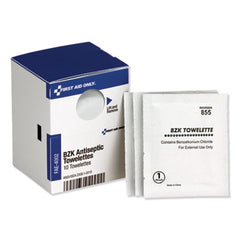 First Aid Only™ Antiseptic Cleansing Wipes, 10/Box