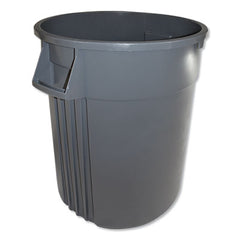 Impact® Gator® Plus Container, Round, Plastic, 44 gal, Gray