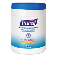 PURELL® Hand Sanitizing Wipes, 6.75 x 6, Fresh Citrus, White, 270/Canister, 6 Canisters/Carton Hand/Body Wet Wipes - Office Ready