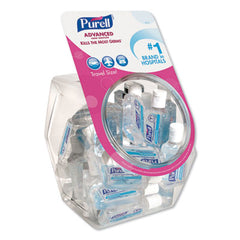 PURELL® Advanced Hand Sanitizer Refreshing Gel, Clean Scent, 1 oz Flip-Cap Bottle with Display Bowl, Clean Scent, 36/Bowl