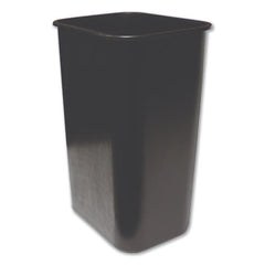 Impact® Soft-Sided Wastebasket, 41 qt, Polyethylene, Black