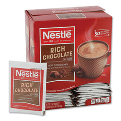 Nestlé® Hot Cocoa Mix, Rich Chocolate, .71oz, 50/Box
