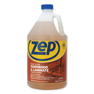 Zep Commercial® Hardwood and Laminate Cleaner, 1 gal Bottle Cleaners & Detergents-Floor Cleaner/Degreaser - Office Ready