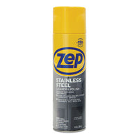 Zep Commercial® Stainless Steel Polish, 14 oz Aerosol Spray, 12/Carton Metal Cleaners/Polishes - Office Ready