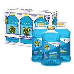 Pine-Sol® All-Purpose Cleaner, Sparkling Wave, 144 oz Bottle, 3/Carton