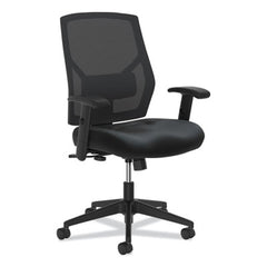 HON® Crio™ High-Back Task Chair, Supports Up to 250 lb, 18" to 22" Seat Height, Black