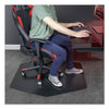 ES Robbins® Game Zone Chair Mat, For Hard Floor/Medium Pile Carpet, 42 x 46, Black Mats-Chair Mat - Office Ready