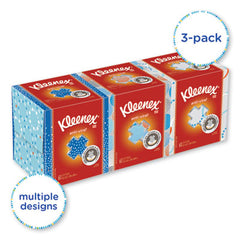 Kleenex® BOUTIQUE* Anti-Viral Facial Tissue, 3-Ply, White, Pop-Up Box, 60/Box, 3 Boxes/Pack