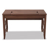 Alera® Sit-to-Stand Table Desk, 47.25" x 23.63" x 29.5" to 43.75", Modern Walnut Desks-Desk Tables - Office Ready