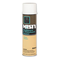 Misty® Chalkboard & Whiteboard Cleaner, 19 oz Aerosol Spray, 12/Carton Cleaners & Detergents-Dry Erase Board Cleaner/Conditioner - Office Ready
