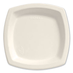 SOLO® Bare® Eco-Forward® Sugarcane Dinnerware, ProPlanet Seal, Plate, 8.3" dia, Ivory, 125/Pack
