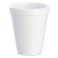 Dart® Foam Drink Cups, 10 oz, White, 25/Bag, 40 Bags/Carton Cups-Hot/Cold Drink, Foam - Office Ready