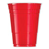 Dart® Solo® Party Plastic Cold Drink Cups, 16 oz, Red, 50/Pack Cups-Cold Drink, Plastic - Office Ready
