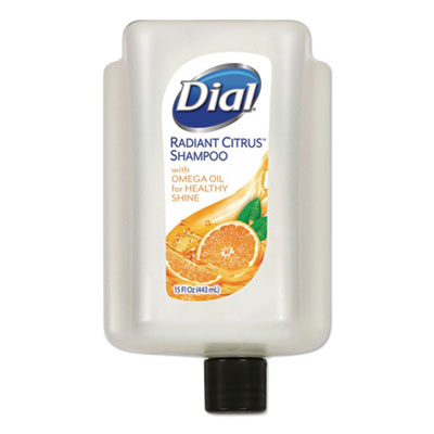 Dial® Professional Radiant Citrus Shampoo Refill for Versa Dispenser, 15 oz, 6/Carton Shampoo/Conditioner - Office Ready