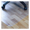 Floortex® Cleartex® Ultimat® XXL Polycarbonate Chair Mat for Hard Floors, 60 x 60, Clear Mats-Chair Mat - Office Ready