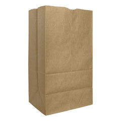 General Grocery Paper Bags, 57 lbs Capacity, #25, 8.25"w x 6.13"d x 15.88"h, Kraft, 500 Bags