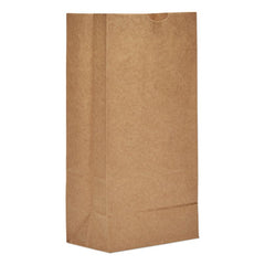 General Grocery Paper Bags, 35 lbs Capacity, #8, 6.13"w x 4.17"d x 12.44"h, Kraft, 500 Bags