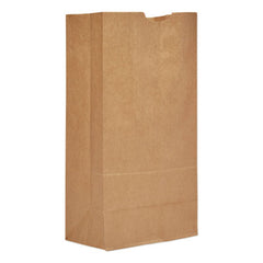 General Grocery Paper Bags, 50 lbs Capacity, #20, 8.25"w x 5.94"d x 16.13"h, Kraft, 500 Bags