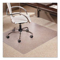 ES Robbins® EverLife® Moderate Use Chair Mat for Low Pile Carpet, 46 x 60, Clear Mats-Chair Mat - Office Ready