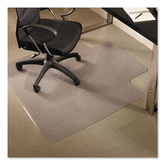 ES Robbins® EverLife® All Day Support Chair Mat For Medium Pile Carpet, 36 x 48, Clear