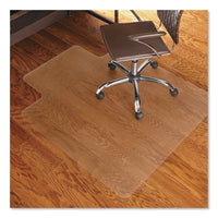 ES Robbins® EverLife® Chair Mat for Hard Floors, 45 x 53, Clear Mats-Chair Mat - Office Ready