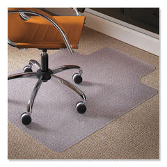 ES Robbins® Natural Origins® Biobased Chair Mat for Carpet, 36 x 48, Clear