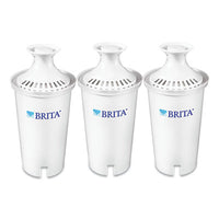 Brita® Water Filter Pitcher Advanced Replacement Filters, 3/Pack, 8 Packs/Carton Pitcher Water Filters - Office Ready