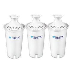 Brita® Water Filter Pitcher Advanced Replacement Filters, 3/Pack, 8 Packs/Carton