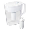 Brita® Classic Water Filter Pitcher, 40 oz, 5 Cups, Clear Water Filtration System Decanters/Pitchers - Office Ready