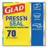 Glad® Press'n Seal® Plastic Wrap, 70 Square Foot Roll, 12 Rolls/Carton Plastic Wrap - Office Ready