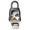 Master Lock® Wall Mounted SafeSpace® Key Storage Lock Box, 3 1/4w x 1 1/2d x 4 5/8h, Black/Silver Locks-Key Box/Combination - Office Ready