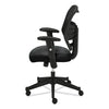 HON® VL531 Mesh High-Back Task Chair with Adjustable Arms, Supports Up to 250 lb, 18" to 22" Seat Height, Black Chairs/Stools-Office Chairs - Office Ready