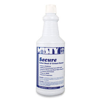 Misty® Secure Bowl Cleaner, Mint Scent, 32oz Bottle, 12/Carton Cleaners & Detergents-Bowl Cleaner - Office Ready