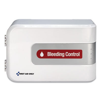 First Aid Only™ SmartCompliance Complete Bleeding Control Station - Core Pro, 9.6 x 15 x 5 Blood Cleanup Kits-Biohazard - Office Ready