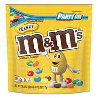 M & M's® Chocolate Candies, Milk Chocolate and Peanuts, 38 oz Bag Food-Candy - Office Ready