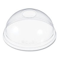Dart® Ultra Clear™ Dome Cold Cup Lids, Fits 16 oz to 24 oz Cups, PET, Clear, 1,000/Carton Cup Lids-Cold Cup Dome - Office Ready