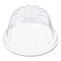 Dart® Dome-Top Sundae/Cold Cup Lids, Fits 6, 8, 12 oz Foam Cups, Clear, 50/Pack, 20 Packs/Carton